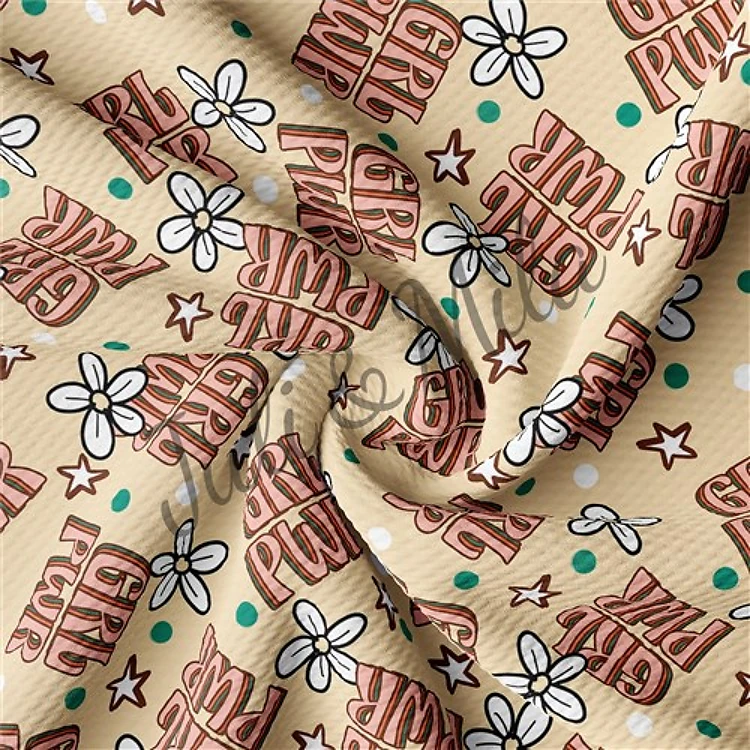 Printed Liverpool 4 Way Fabric GRLPWR & Get a Free $89.99 Embroidery Bundle