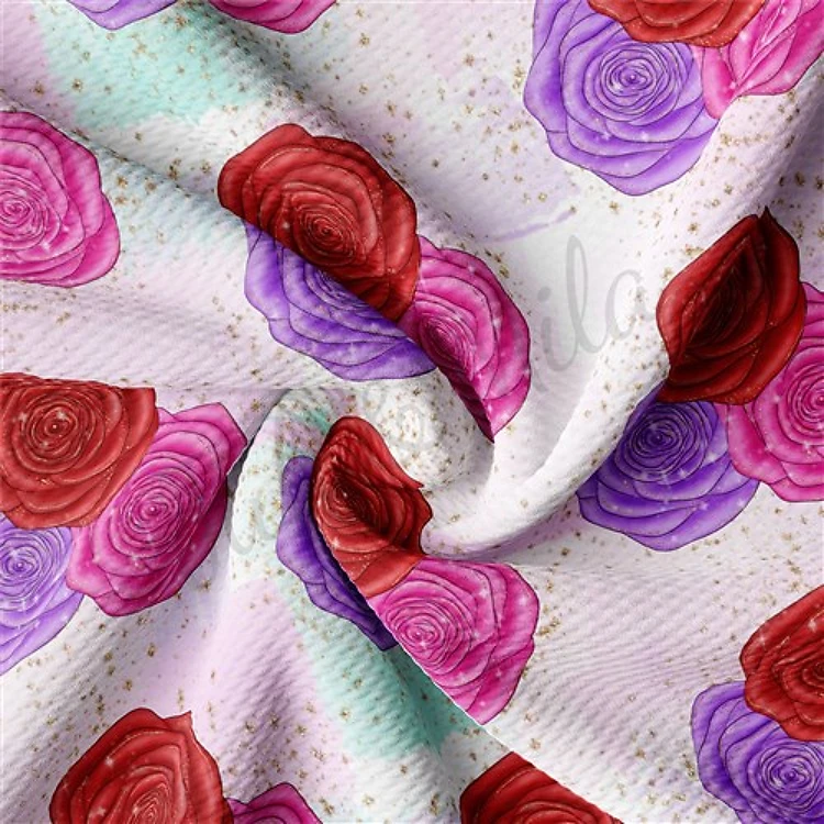Valentine's Day Liverpool Bullet Textured Stretch Solid Strip Thick Knit Jersey Fabric