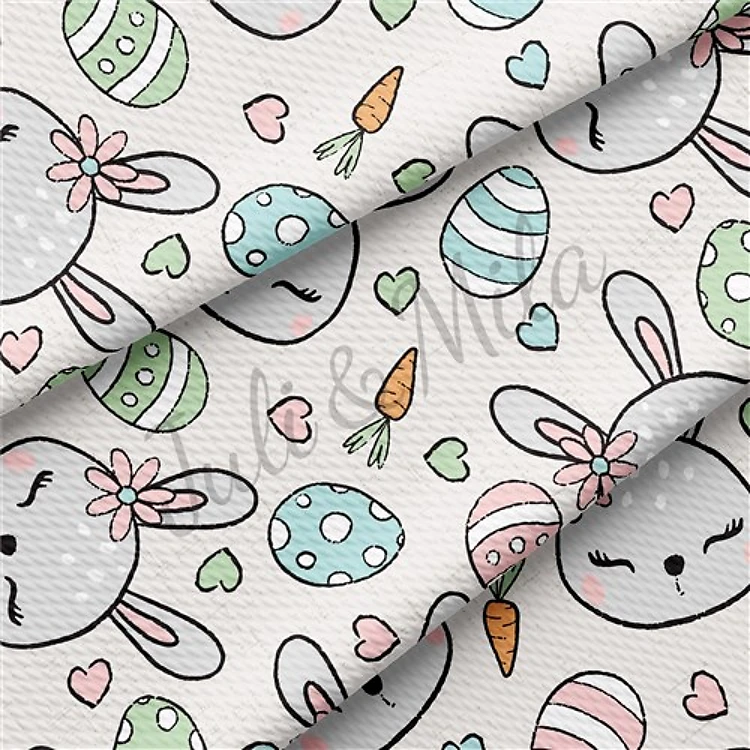 Easter Easter81 Liverpool Bullet Textured Stretch Solid Strip Thick Knit Jersey Fabric
