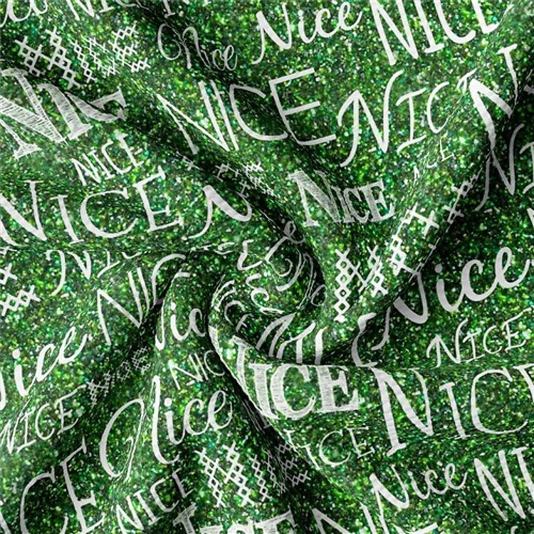 Christmas Printed Liverpool Bullet Textured Stretch Solid Strip Thick Knit Jersey Fabric