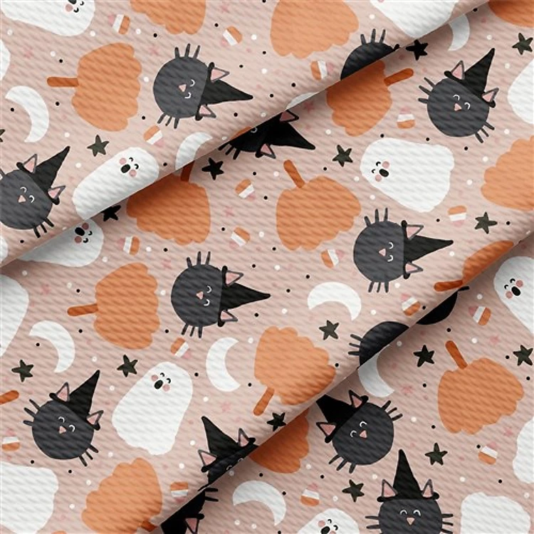 Autumn Fall Halloween Printed Liverpool Fabric AA1830 & Get a Free $89.99 Embroidery Bundle