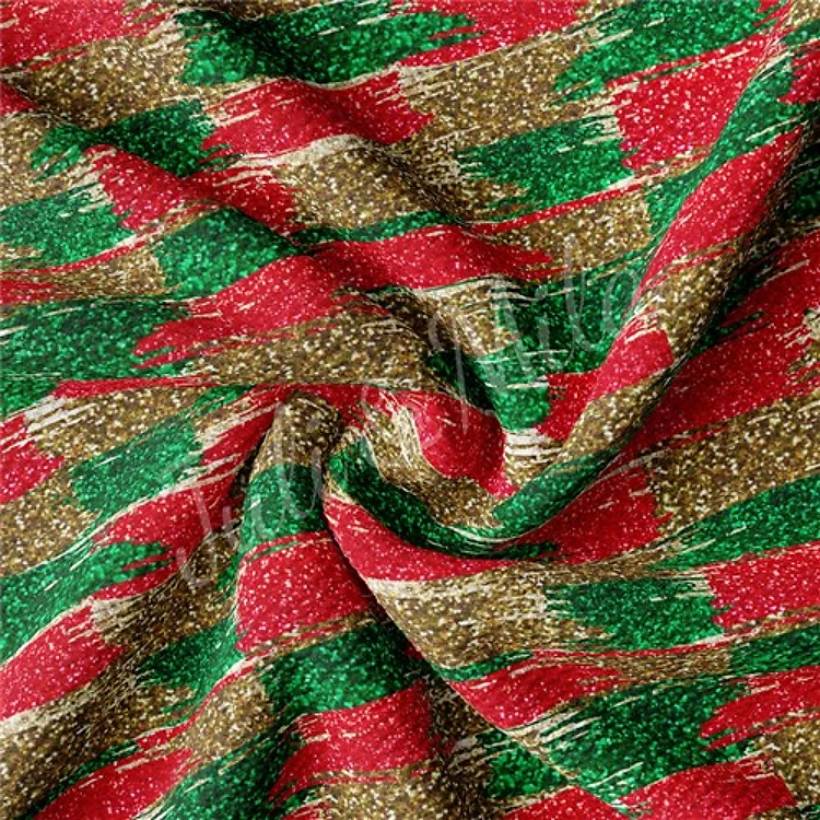 Printed AC13 Liverpool Bullet Textured Stretch Solid Strip Thick Knit Jersey Fabric