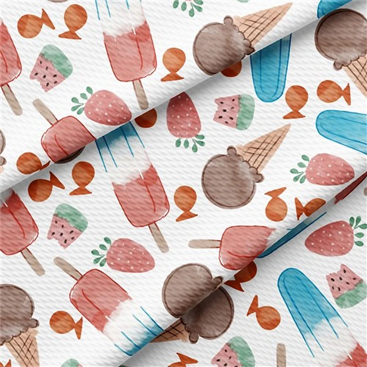 Ice Cream Patriotic 4th of July Liverpool Stretch PT98 & Get a Free $89.99 Embroidery Bundle