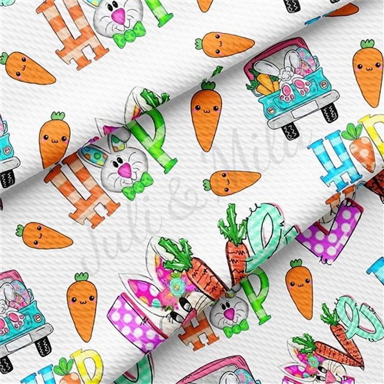 Easter Printed Liverpool Fabric AA1394 & Get a Free $89.99 Embroidery Bundle