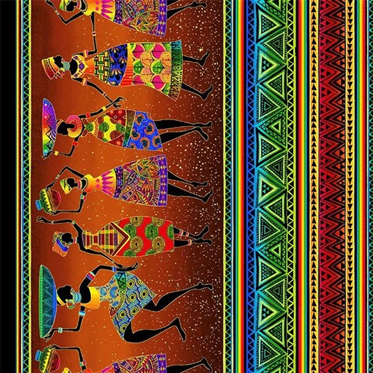 African Sunset Stripes in Multi Metallic & Get a Free $89.99 Embroidery Bundle