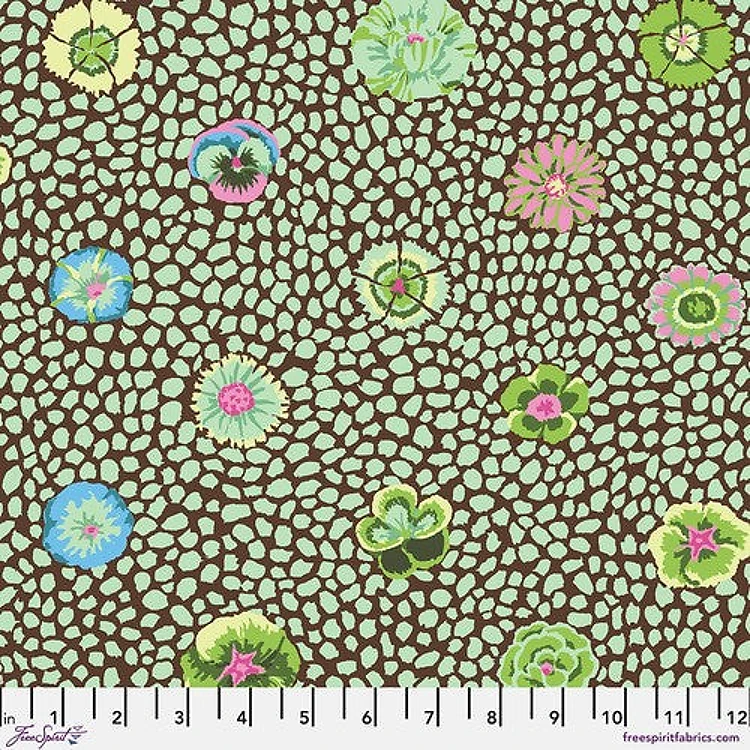 Guinea Flower Green Classics Kaffe Fassett & Get a Free $89.99 Embroidery Bundle