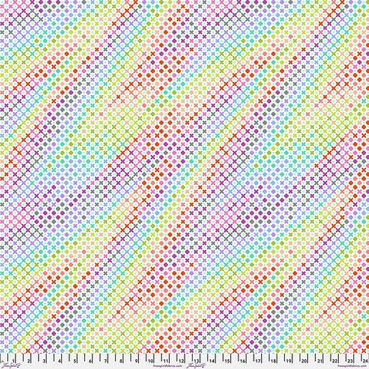True Colors Northern Lights Mint Multi Tula Pink & Get a Free $89.99 Embroidery Bundle