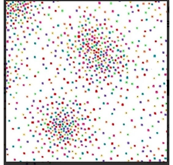 Confetti 108" Wide Backing White Laurel Birch Clothworks Cotton Fabric CLT-Y4925-55