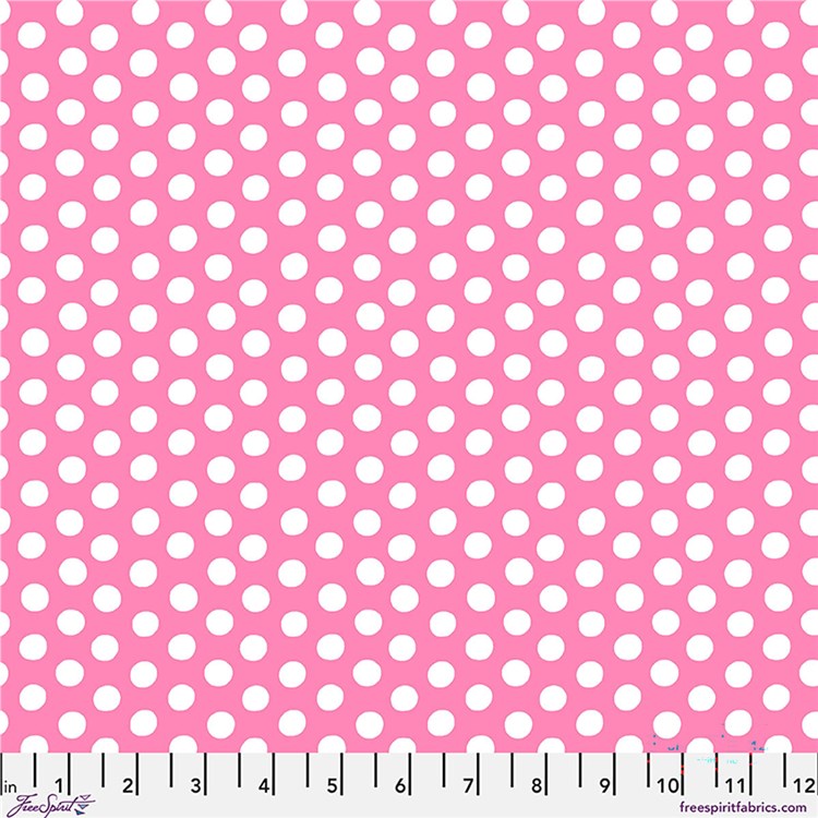 Spot Pink August 2026 Kaffe Fassett Collective Free Spirit Cotton Fabric FS-PWGP070.PINK