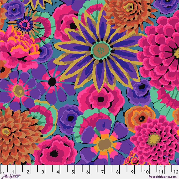 Enchanted Purple August 2026 Kaffe Fassett Collective Free Spirit Cotton Fabric FS-PWGP172.PURPLE