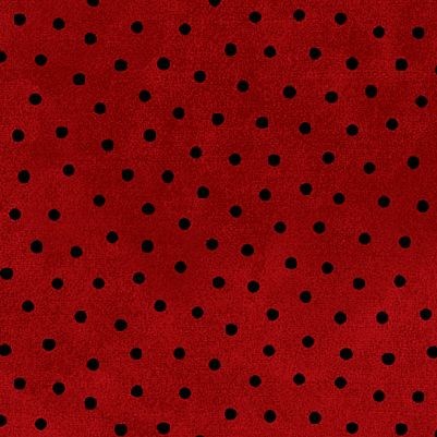 Woolies FLANNEL Polka Dots Red Bonnie Sullivan Maywood Studio Cotton Flannel Fabric MS-MASF18506-R