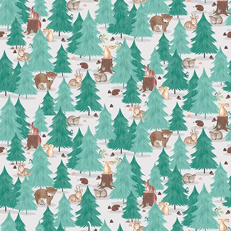 Woodland Wander Blue Forest Wander in Lt Gray & Get a Free $89.99 Embroidery Bundle