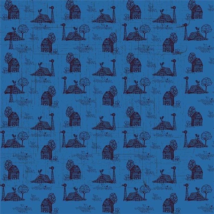 Farmall Toile on Blue design & Get a Free $89.99 Embroidery Bundle