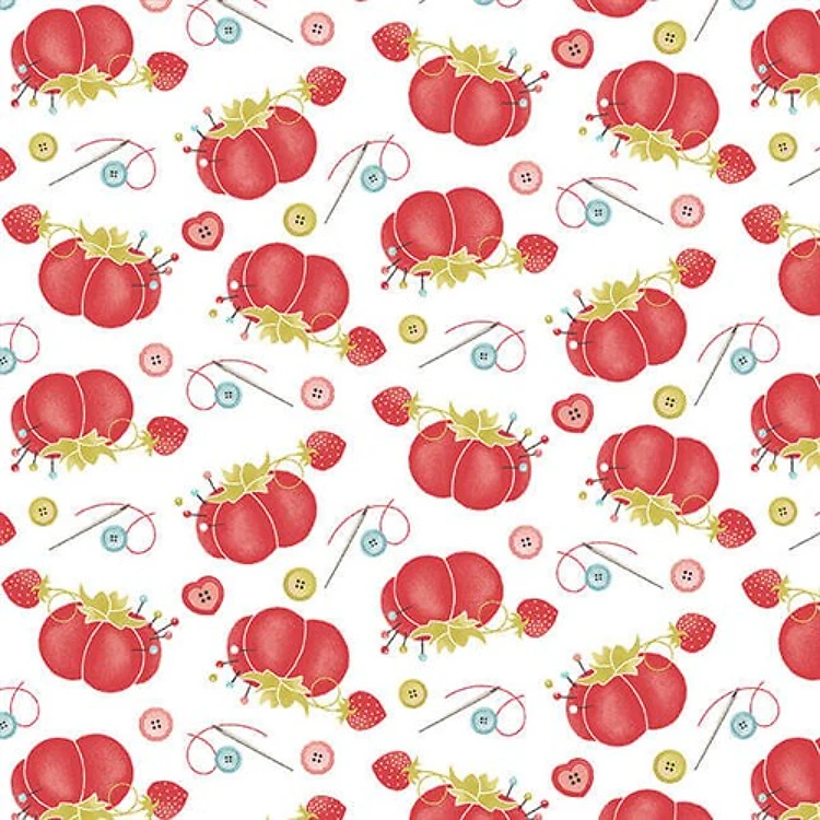 Love You Sew Tossed Pin Cushions in Multi & Get a Free $89.99 Embroidery Bundle