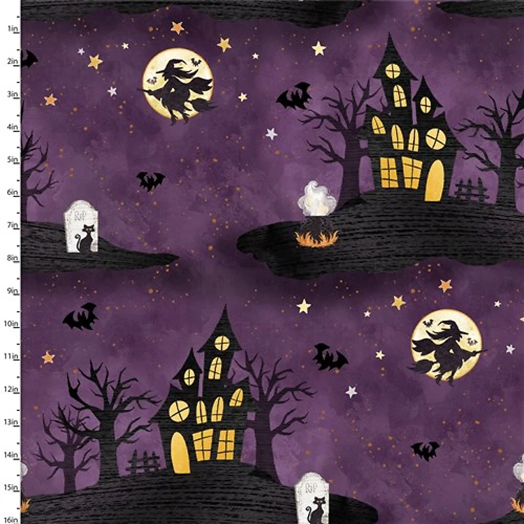 Boo Y'All Haunted House Witch in Purple & Get a Free $89.99 Embroidery Bundle