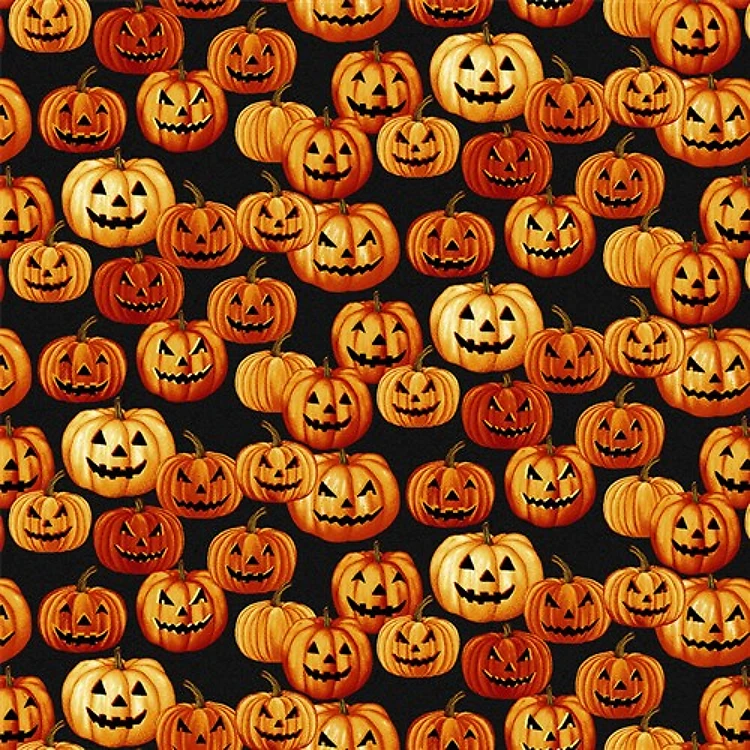 Haunted Village Jack O Lantern in Black & Get a Free $89.99 Embroidery Bundle