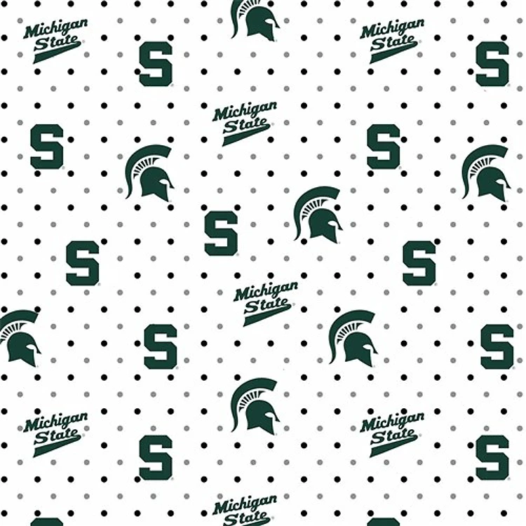 Michigan State University Spartans NCAA College Pin Dot Design & Get a Free $89.99 Embroidery Bundle