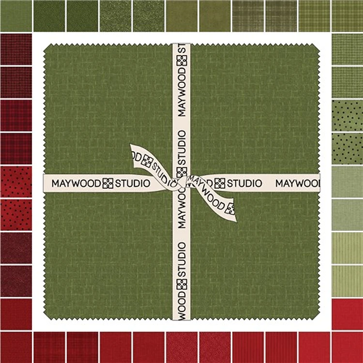 Woolies Flannel Holiday Warmth 10" Squares - MS-SQ-MASWOF & Get a Free $89.99 Embroidery Bundle