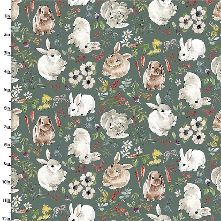 Cottontail Farm Cottontail Toss Rabbit in Green & Get a Free $89.99 Embroidery Bundle