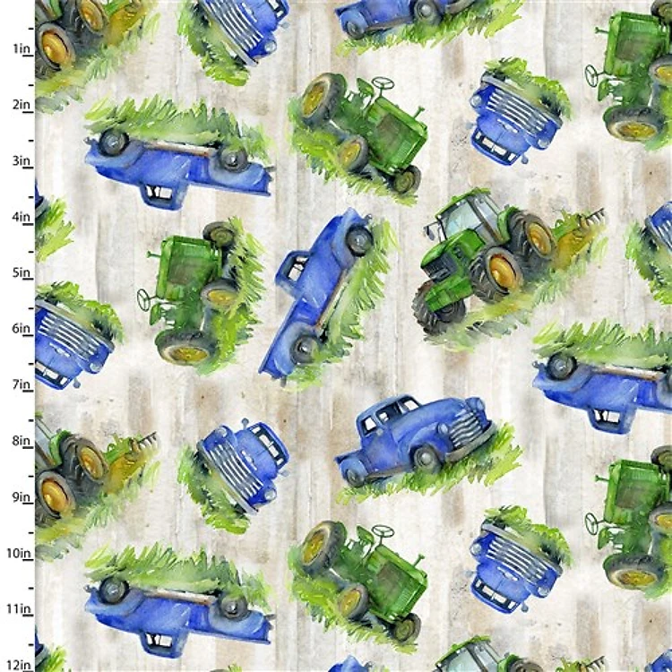 Country Living Trucks and Tractors in Tan & Get a Free $89.99 Embroidery Bundle