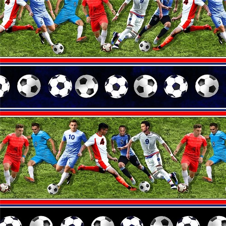 World Cup Mens Soccer Stripe in Multi & Get a Free $89.99 Embroidery Bundle