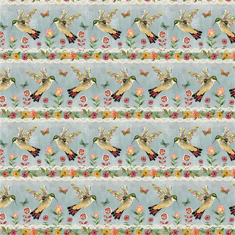 Hummingbird Garden of Light Stripe & Get a Free $89.99 Embroidery Bundle