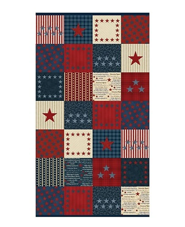 American Spirit Panel 24" in Blue Red & Get a Free $89.99 Embroidery Bundle
