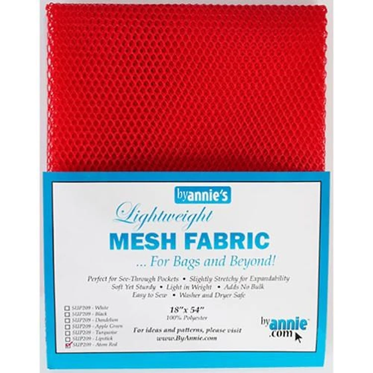 Lightweight Mesh Fabric in Atom Red & Get a Free $89.99 Embroidery Bundle