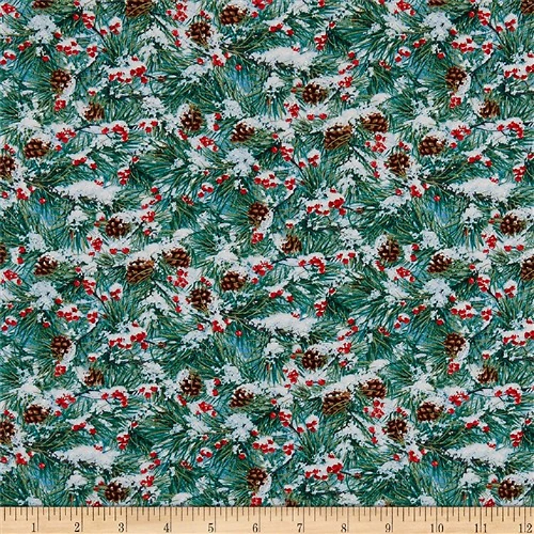 Winter Companions Snow Pine Tree and Berries & Get a Free $89.99 Embroidery Bundle