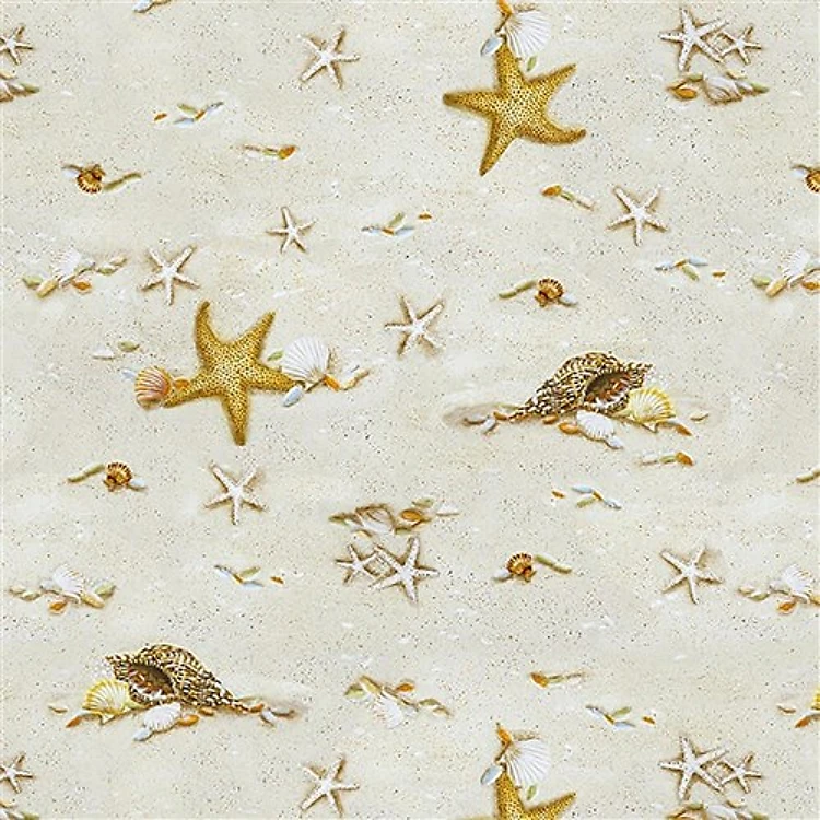 Turtle March Starfish and Seashells in Sand Beige & Get a Free $89.99 Embroidery Bundle
