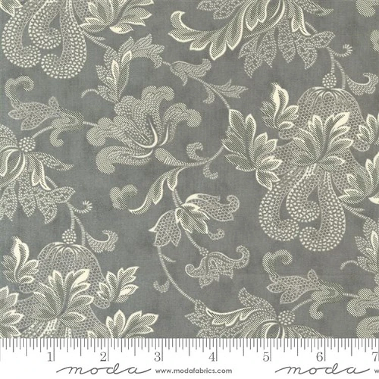 Collections for a Cause: Etchings Friendly Flourish Damask in Charcoal Grey & Get a Free $89.99 Embroidery Bundle