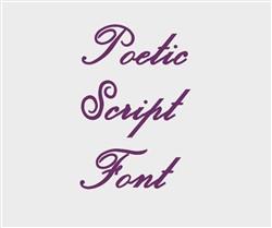Poetic script 