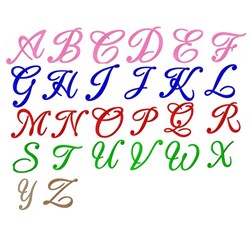 Monogram Solid Alphabet Font