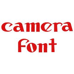 Camera Font