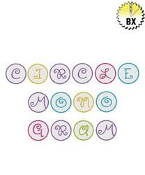 Circle Monogram Embrilliance