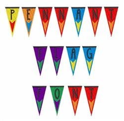 Pennant Flag Font