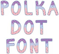 Polka Dot Font