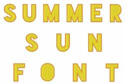 Summer Sun Font