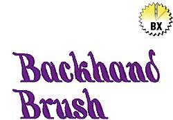 Backhand Brush Embrilliance