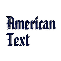 American Text by Fireside Threads on EmbroideryDesigns.com