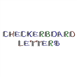 Checkerboard Font