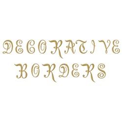 Decorative Borders Monogram Letters