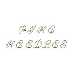 Pine Needle Alphabet