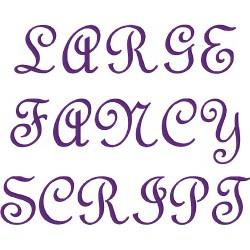 Large Fancy Script