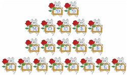 DD Mouse Notes Alphabet by Landmark Embroidery Designs on ...