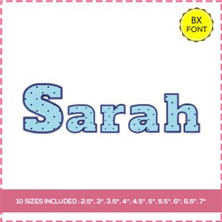 Sarah Font by Maya Kreations on EmbroideryDesigns.com ...