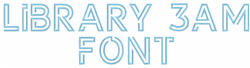 Library Font
