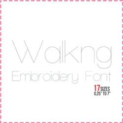Walking Font