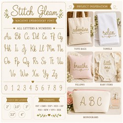 Satin Stripes Script Design