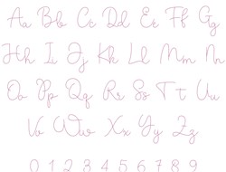 Satin Stripes Script